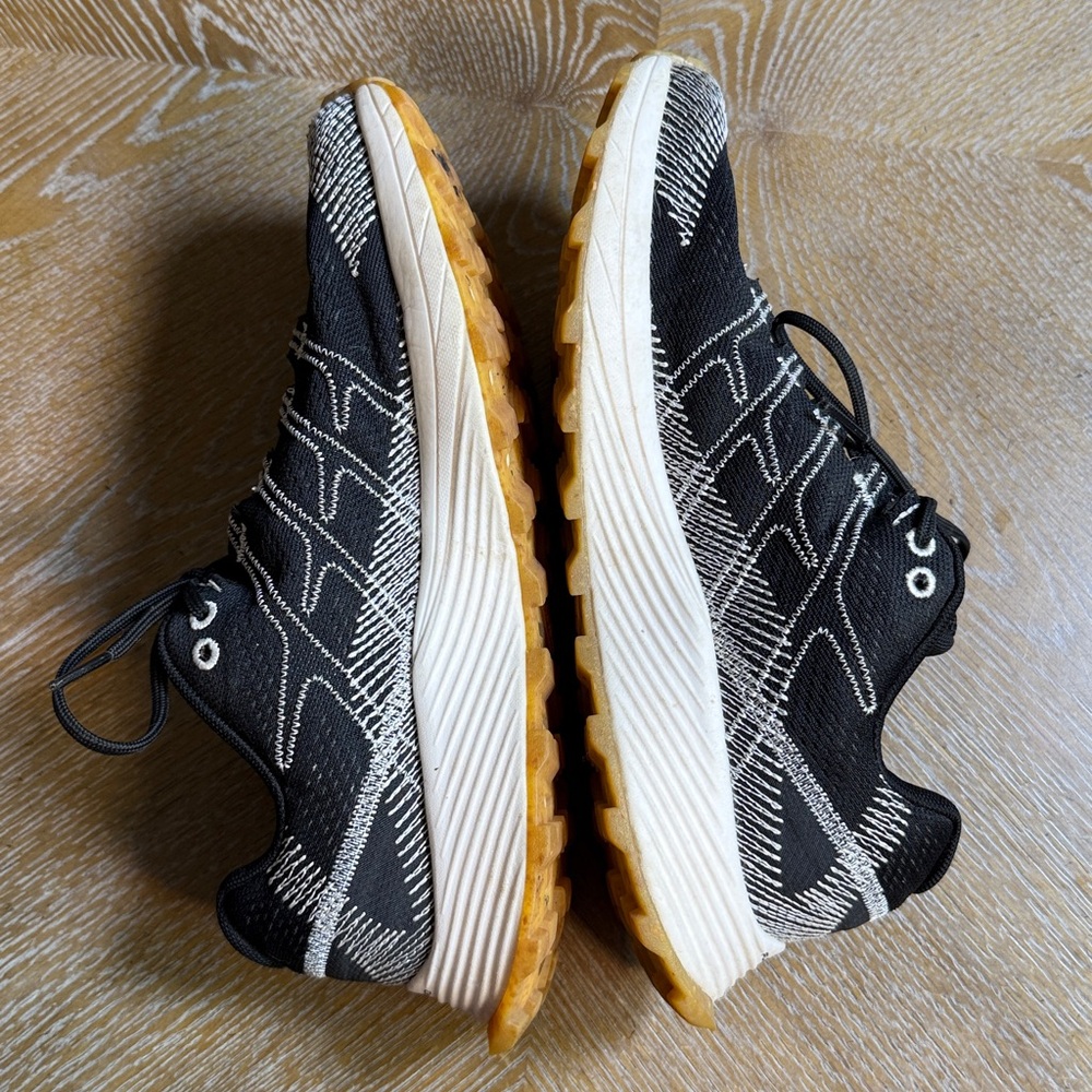 MERRELL Moab Flight Solution DYE Black White Outdoor Trail Running Sneaker - Picture 8 of 10